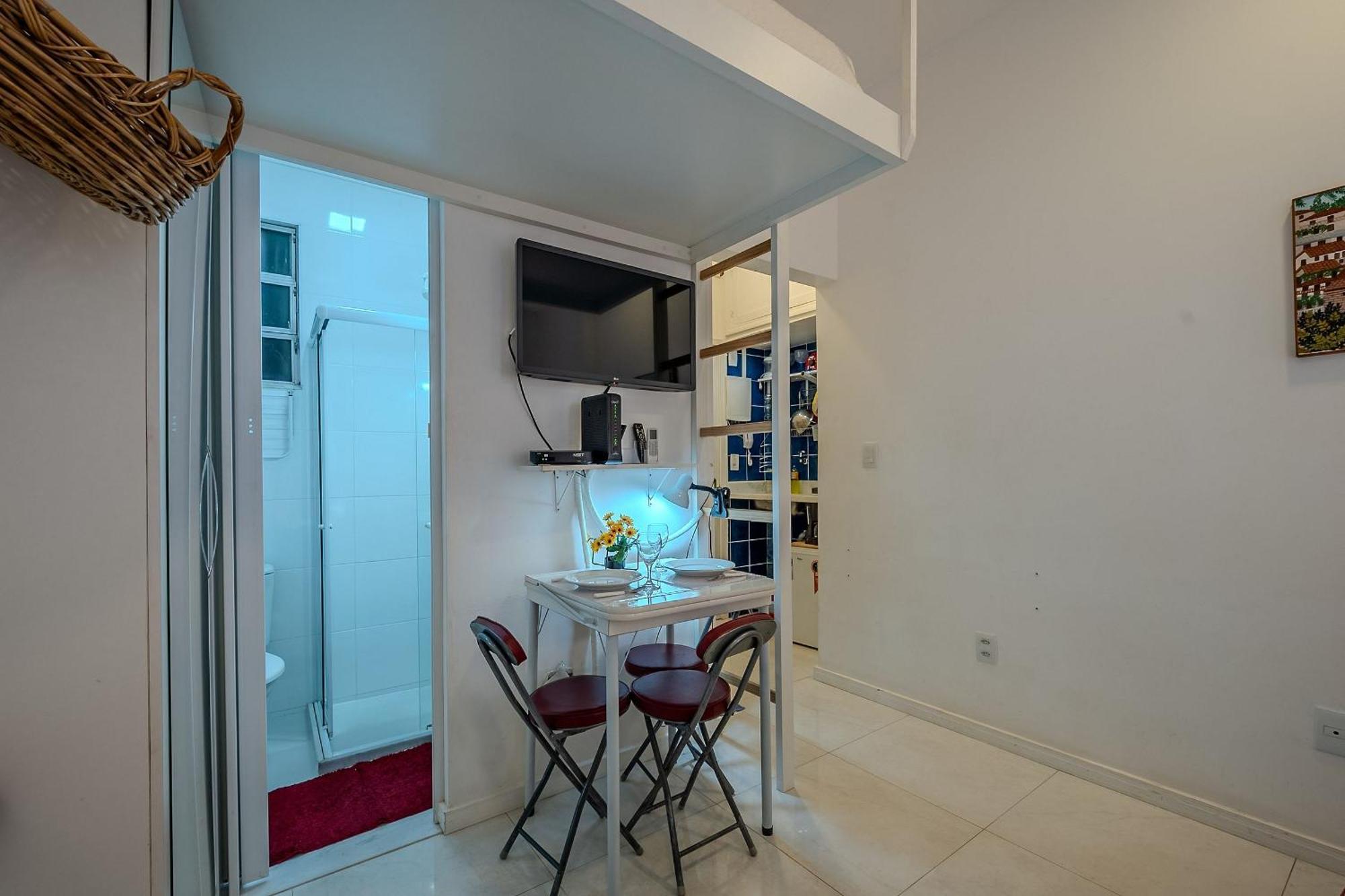 Studio Na Quadra Da Praia De Copacabana Rio de Janeiro Exteriör bild